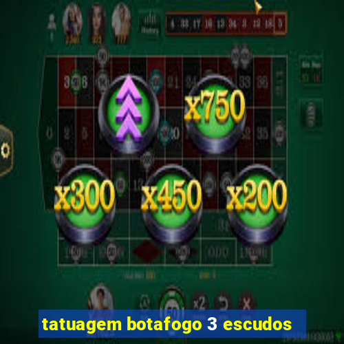 tatuagem botafogo 3 escudos
